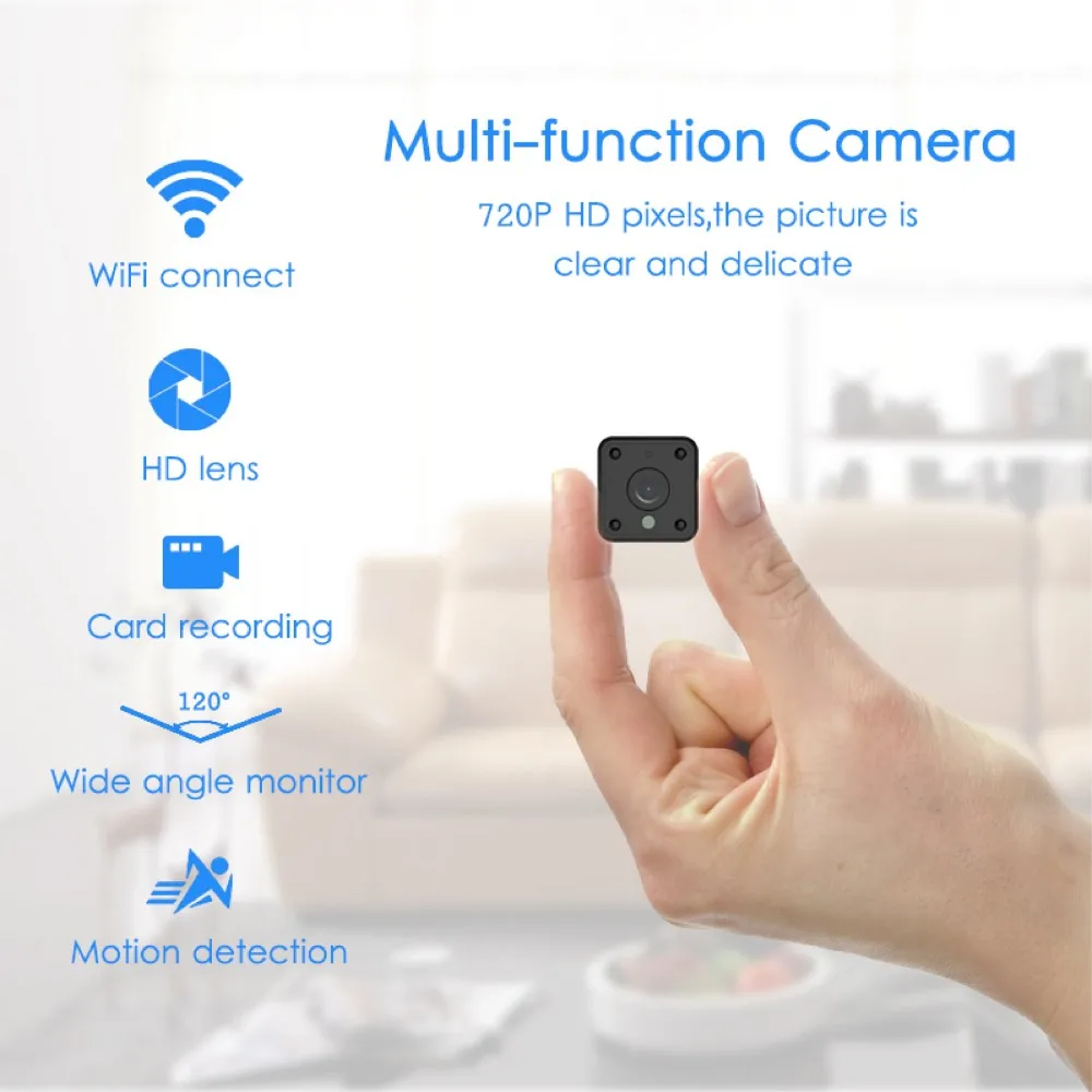 HD 1080P Indoor Home Very Very Small Nanny Security Camera WJ01 Tuya  Mini  WiFi Hidden Camera