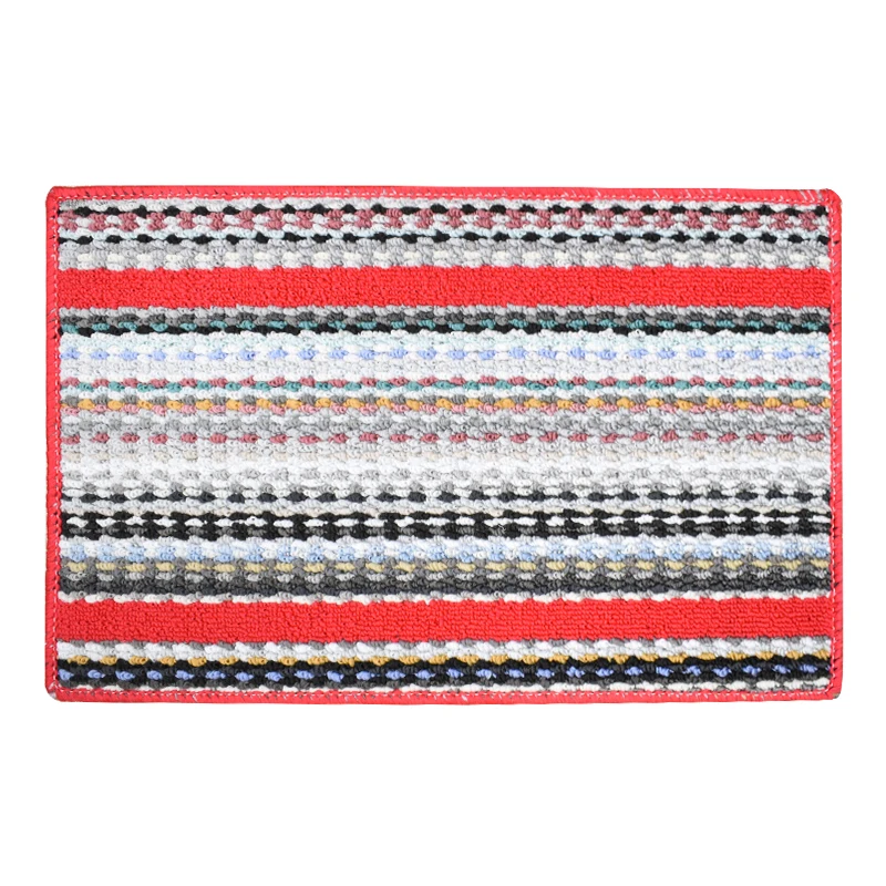 2022 High Quality Loop Density Front Mat Decorative Stripe Door Mats For Home Heavy Duty Door Mats For Home