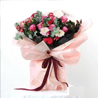 Wholesale flower packaging paper,gift flower wrapping material and paper wrapping for flowers