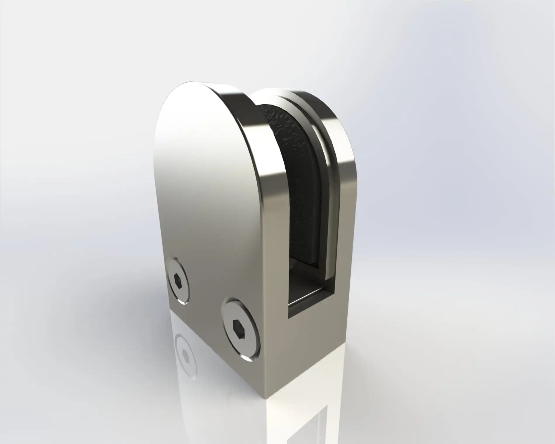 Stainless steel outdoor baluster handrail bracket railings glass clamp