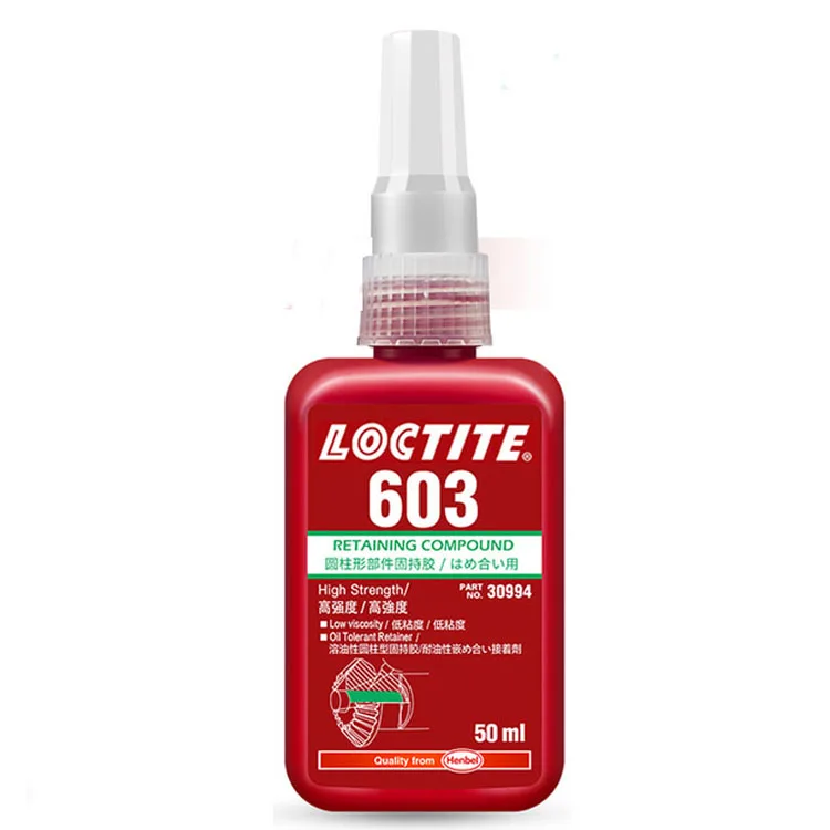 50ml Loctiter glue 603 cylinder holding glue high-strength gear rotor bearing glue metal parts sealant