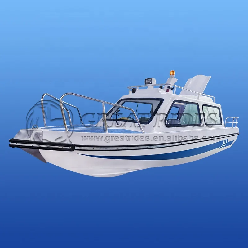 Most Popular High Quality Water Play Equipment Product 19.6ft/6m Fiberglass Leisure Speed Boat Yacht for Sale