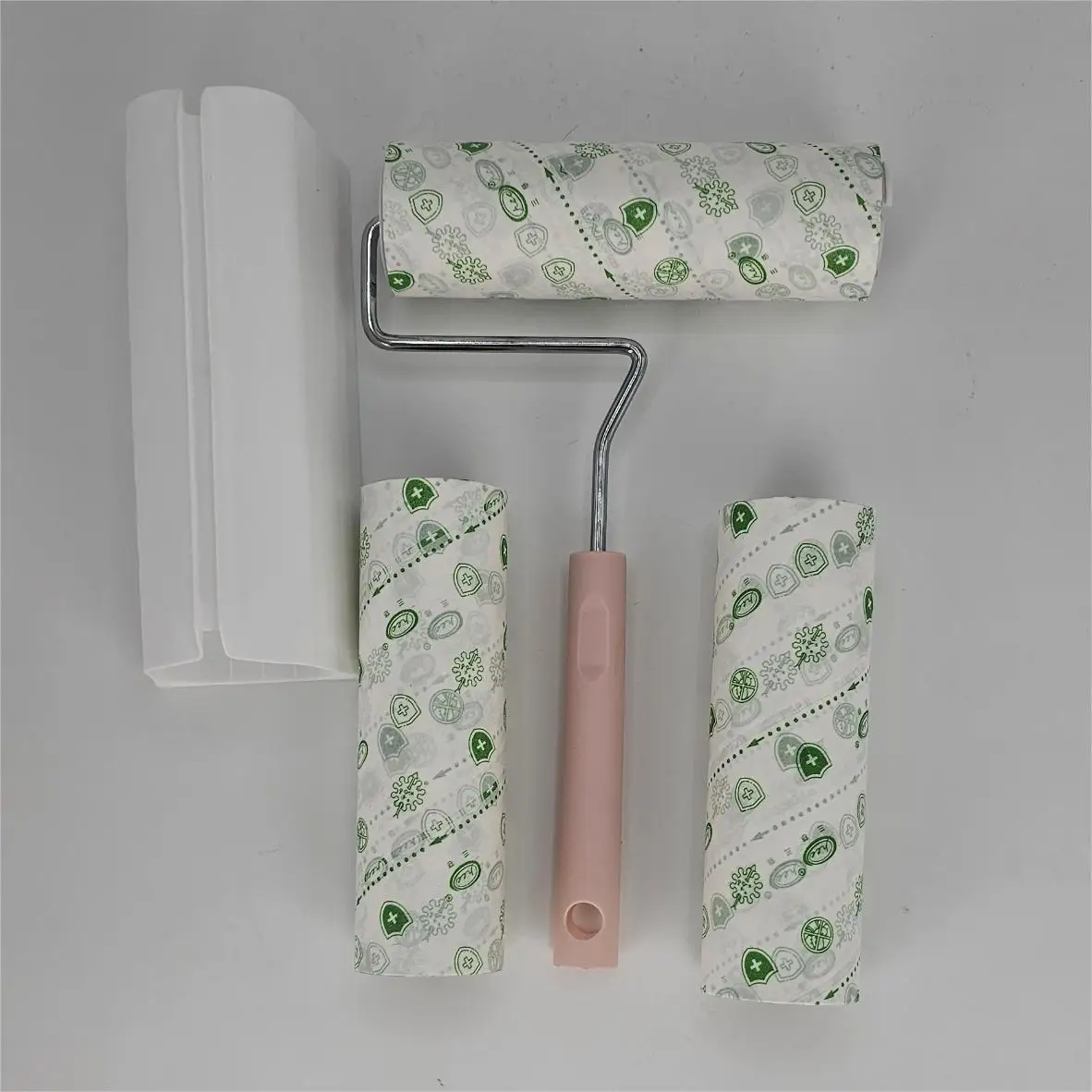 Degerming Mite Removal 16 cm Lint Roller  Brush  Hair pet Remover Harmless Material for Eco-Friendly Plastic lint remover