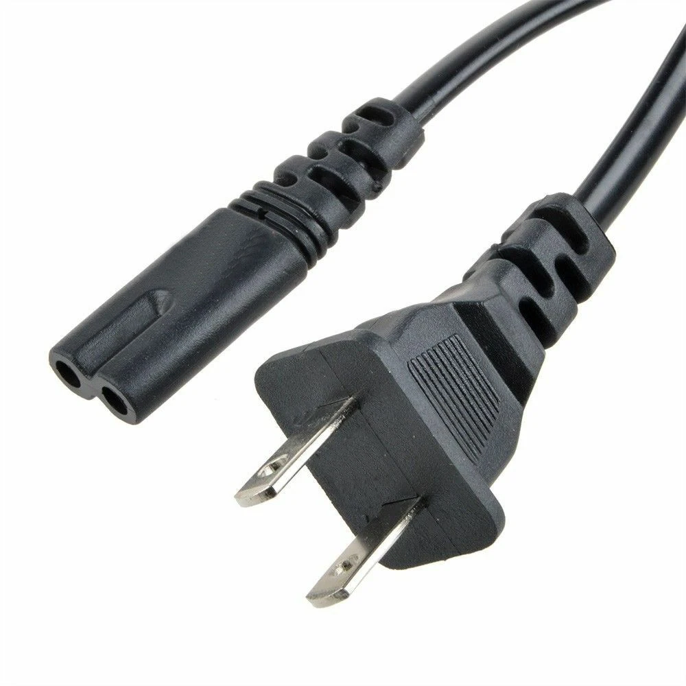 Кабель питания переменного тока для PS2/PS3/PS4/XBOX Power кордовый кабель адаптер 2-зубец Порт 1 8