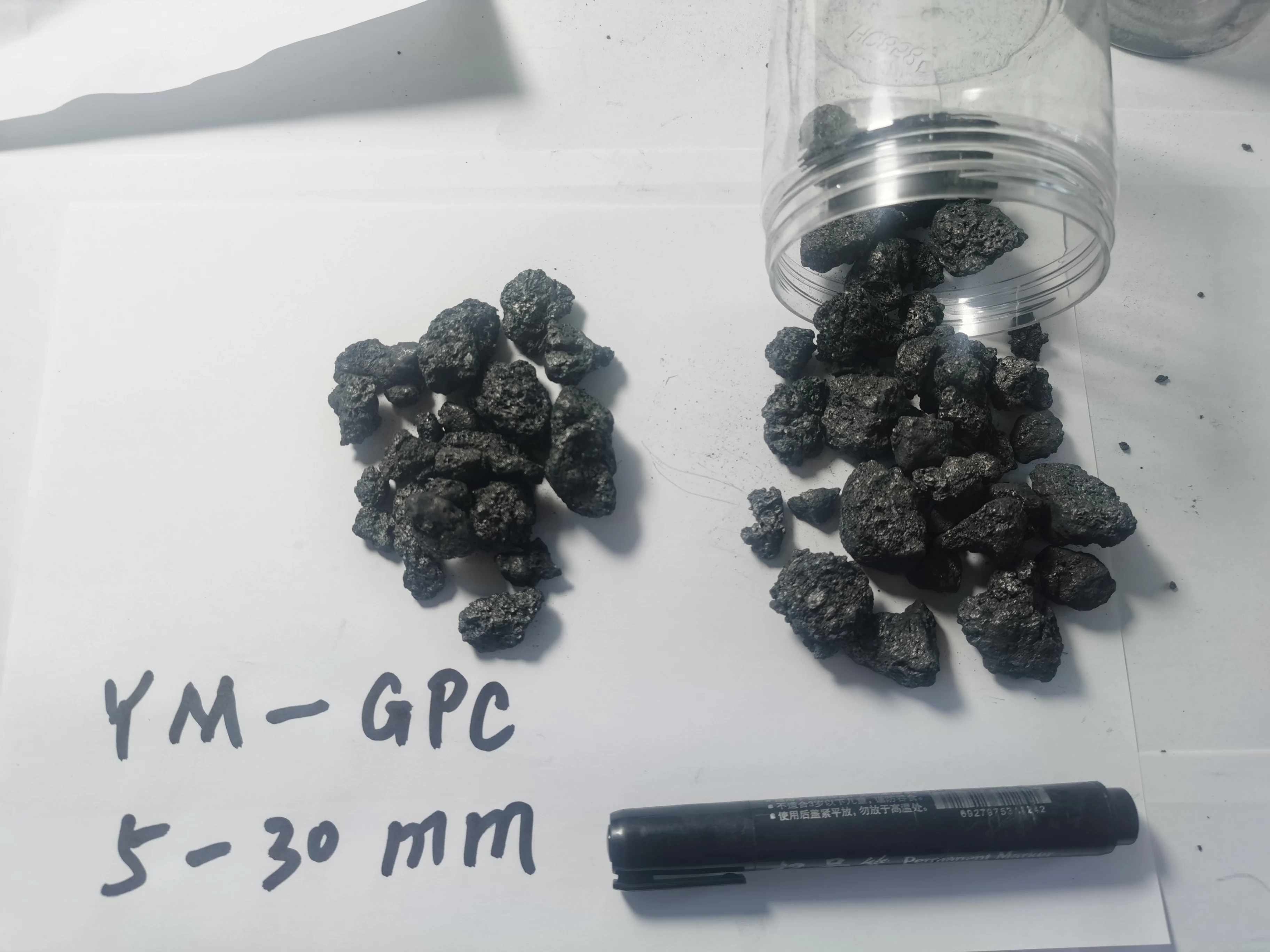 Manufacturer supply 5-30mm low sulphur Artificial Graphite Petroleum Coke