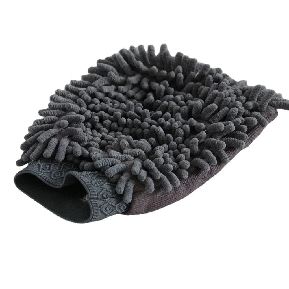 
Popular Household Car Wash Chenille Microfibre Mitt Glove 