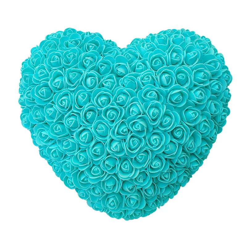 Valentine Day Wedding Gift Artificial Rose Flower heart shape preserved rose flowers in gift box