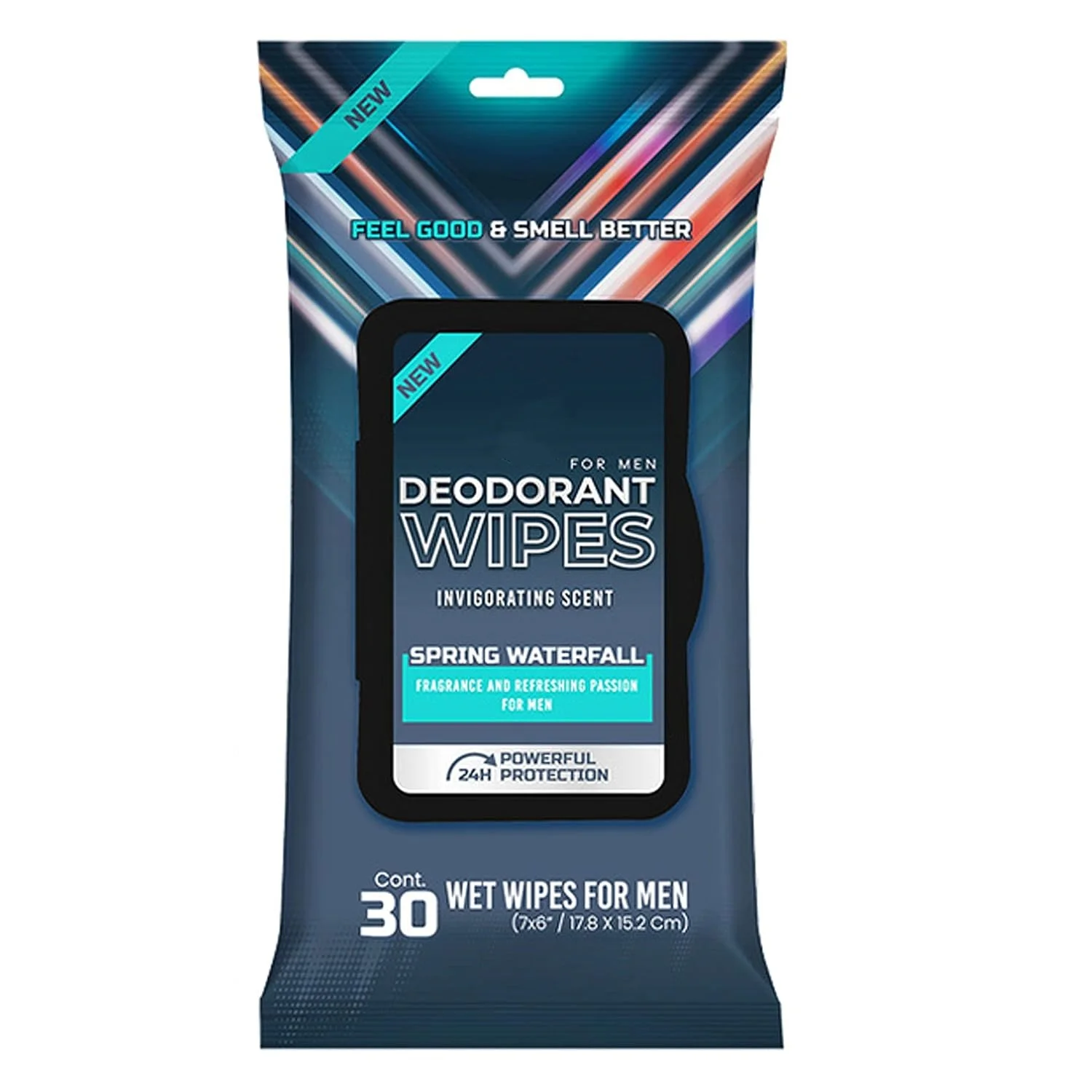 OEM Free Sample 30PCS Remove Perspiration and Odor Deodorant Wipes for Men And Women