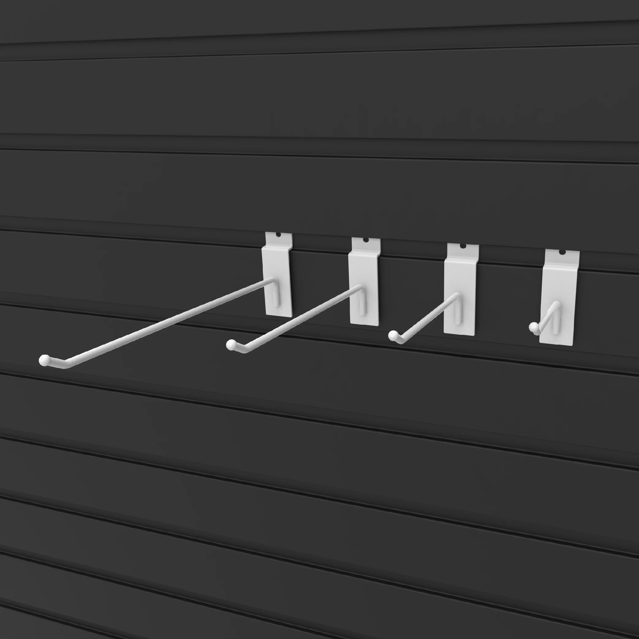 Professional design high quality supermarket shop merchandise display hook slatwall hook