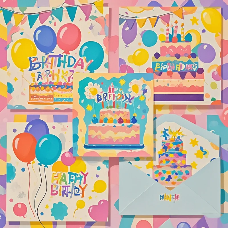 High Quality Wholesale Eco Friendly Assorted Funny All Occasion Happy Birthday Custom Paper Greeting Cards