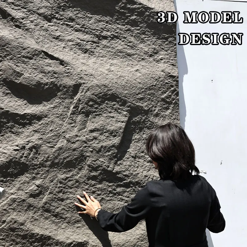 light weight big slabs outdoor exterior decorative PU Stone Wall Panel foam artificial rock faux stone board