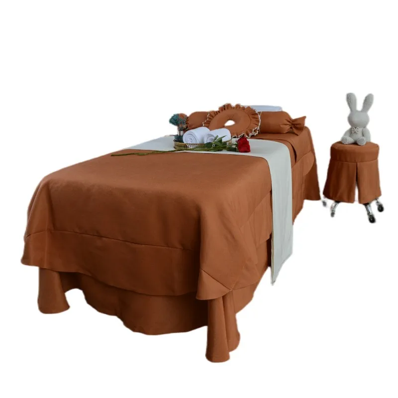 100% полиэстер массажное постельное белье для салона красоты мягкая кожа хлопок