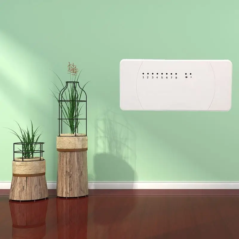 Wireless Room Heating Thermostat Zone Central Control Box for Thermal Actuator Pump Boiler Manifold Motorized Valve 433/868mhz