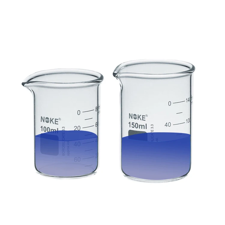 
150ml chemical beaker set glass beaker 