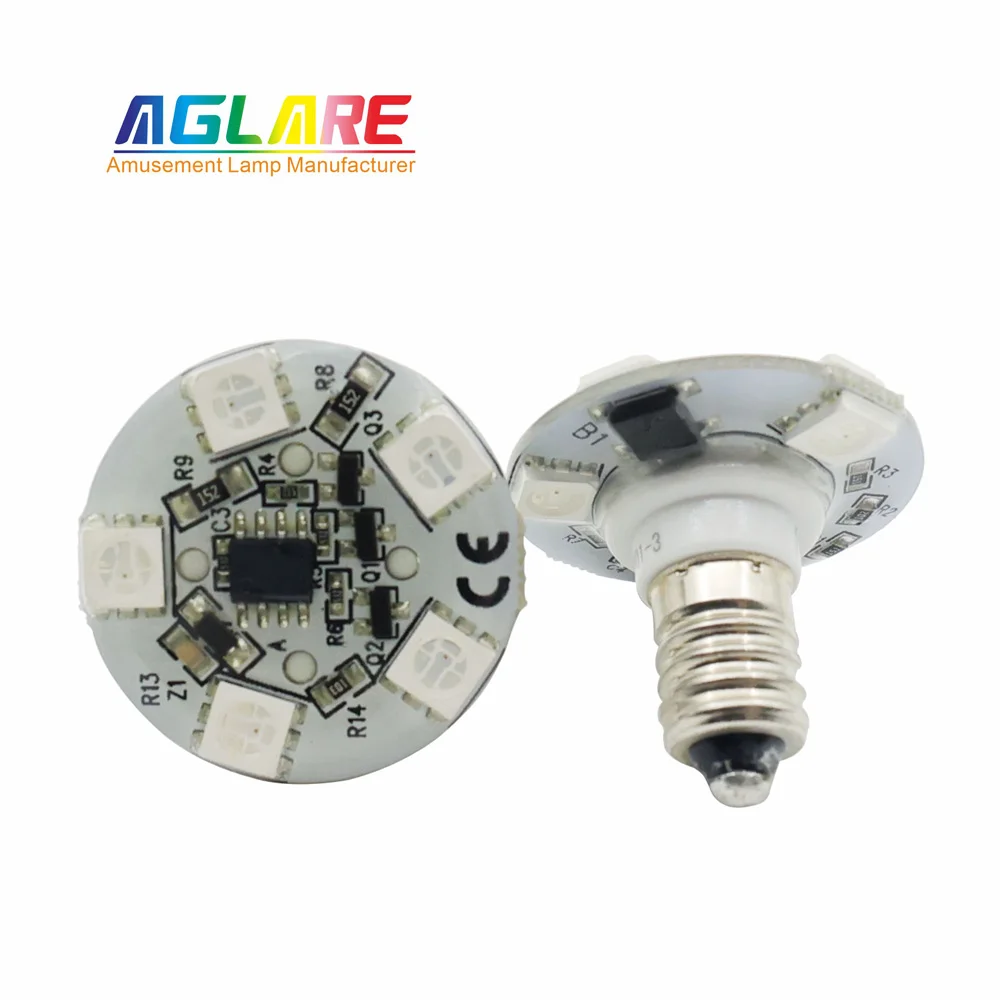 Multiple Colour Bulbs 24V Led Rgb Autoplay Light Led E10 E14 Ferris Wheels Carnival Ride Led Lights