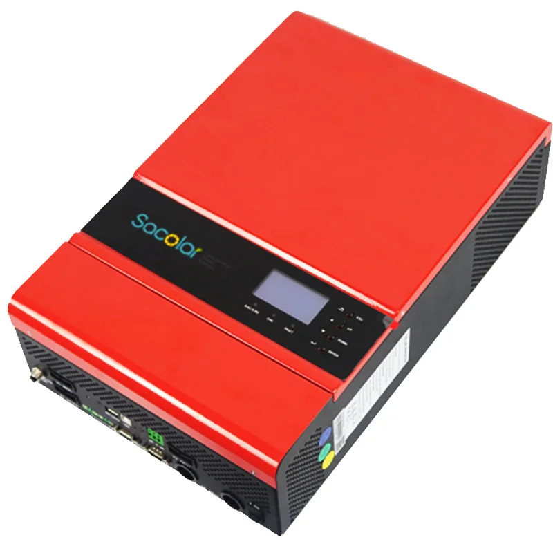 3kw 48v inverter built-in mppt controller 145v 50AH high efficiency 98% and fast transfer time off grid solar inverter