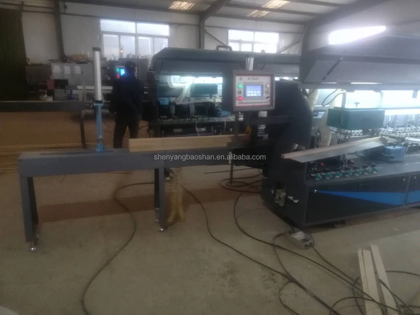 MF-1504AFX PVC Wood Door Frame Edge Banding Machine Price