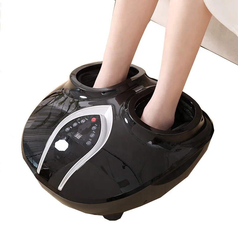 Shiatsu Foot SPA Leg Calf Heating Vibration Massage Machine 4D Roller Foot Massager