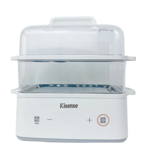 Электрическая Пароварка для приготовления пищи, 3-ярусная овощная Пароварка с таймером и назначением