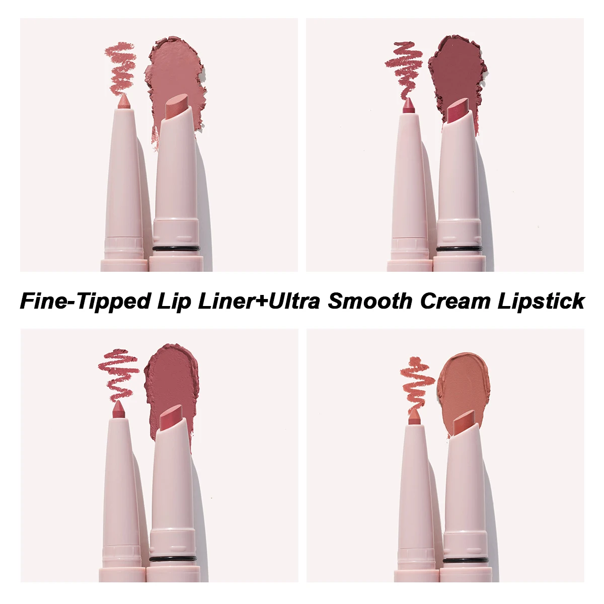 Vegan Transfer Proof Cream Lip Liner And Lipstick  Waterproof Tinted Dual Head Stain Private Label  Lip Liner