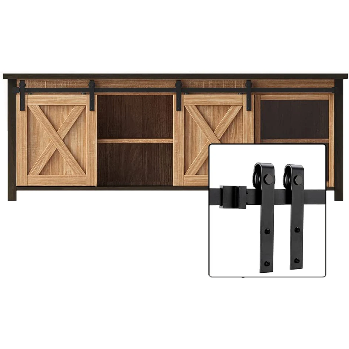 5 футов мини-изогнутая скользящая дверная фурнитура шкафа