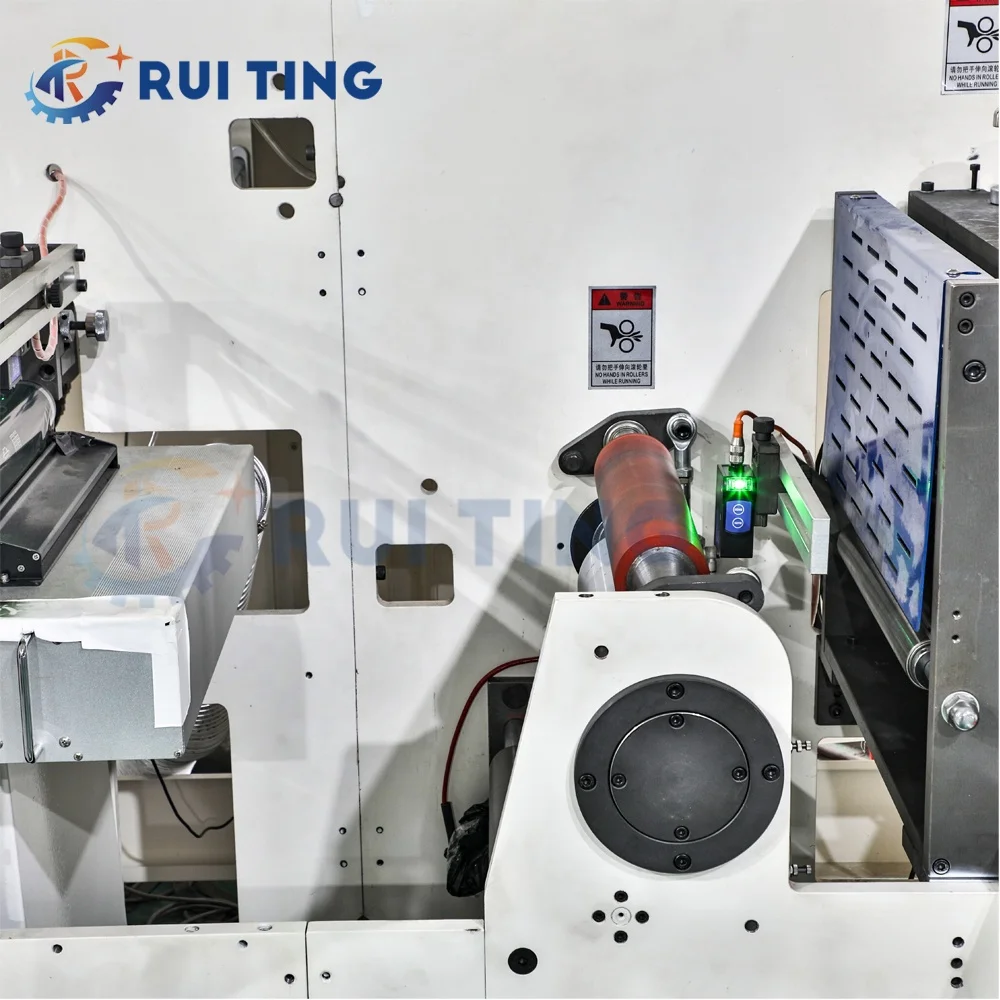 350mm self adhesive polypropylene selfadhesive paper inline flexo printing machineinline for 8 color flexographic printing press