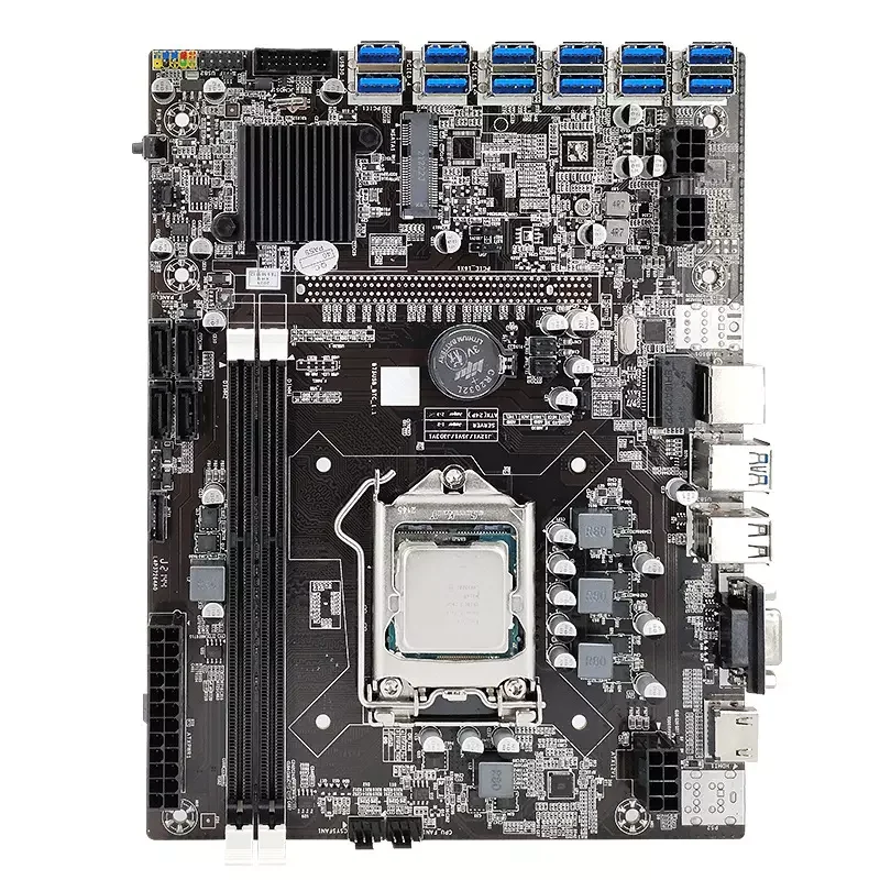 Оптовая продажа низкая цена игровая материнская плата ddr3 B75 LGA 1155