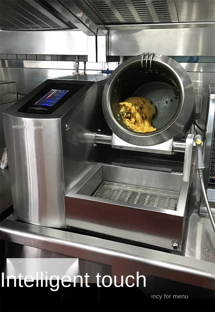 Технология автоматического перемешивания аппарата для приготовления жарки, робот для приготовления пищи, робот-плита для ресторана