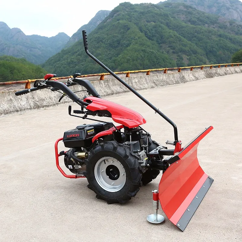 gasoline gear drive multifunctional snow sweeper