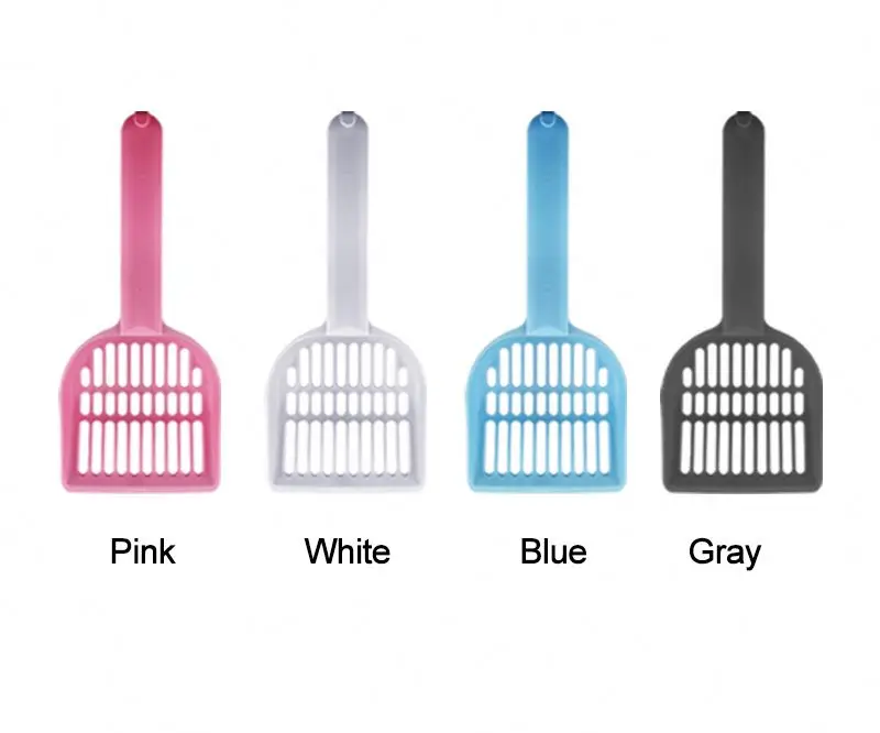 Wholesale Custom Cat Litter Scoop Shovel Plastic Pet Cleaning Scoop Steel Cat Litter Scoop