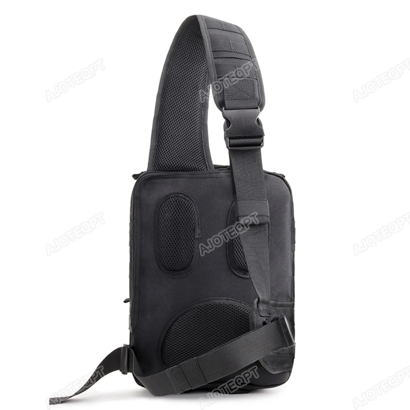 AJOTEQPT Custom Multifunctional Laptop Hiking Sling Bag Fashionable Messenger Bag for Men