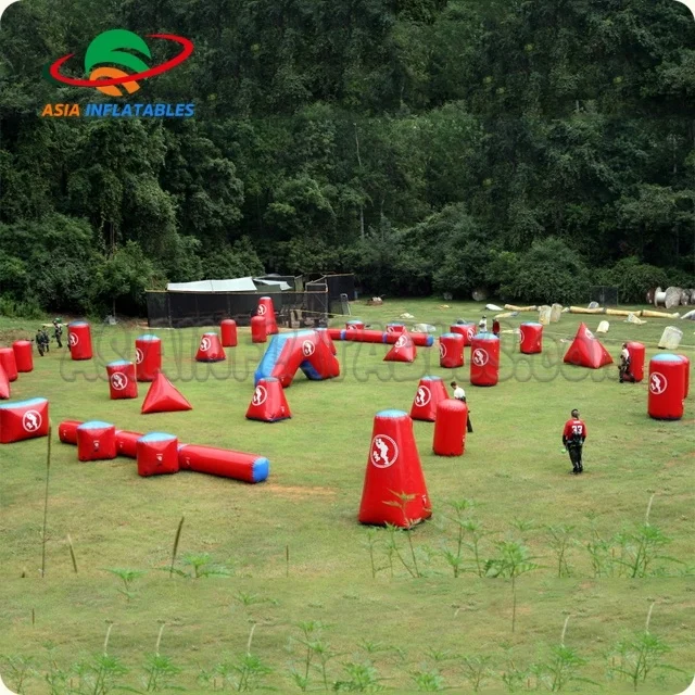 Надувной бункер для пейнтбола препятствия надувная стрельба
