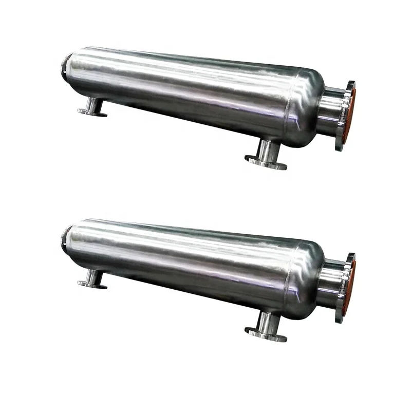 High temperature sterilization (SIP) heating/cooling heat exchanger to lower the product viscosity