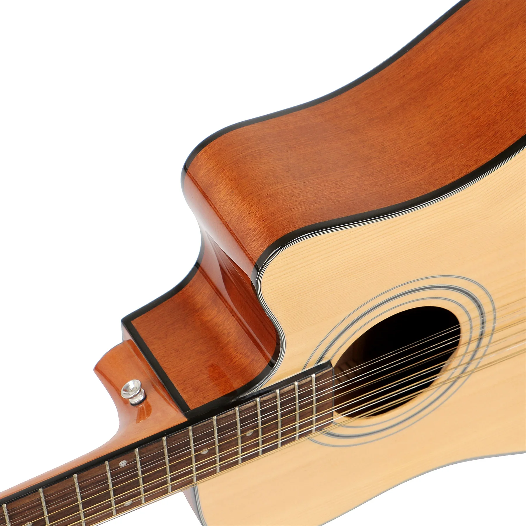 Wholesale 12 string acoustic electric guitar OEM guitar kit,Deviser brand good quality