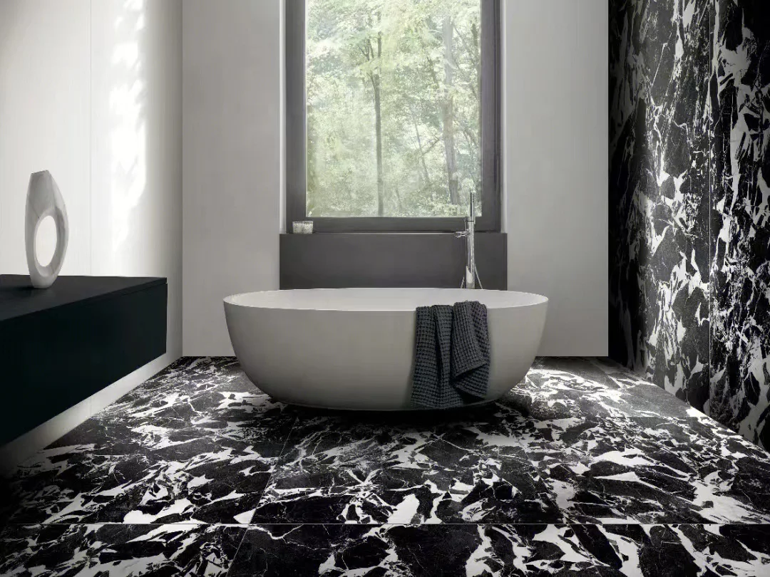 Popular Black Marble Slab Polished for Decoration