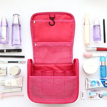 Travel Cosmetic Makeup Organizer Hand-made Cosmetic Bag 2021 Factory Wholesale Plain Washing Cosmetic Bag for Women Ladies 0.2kg