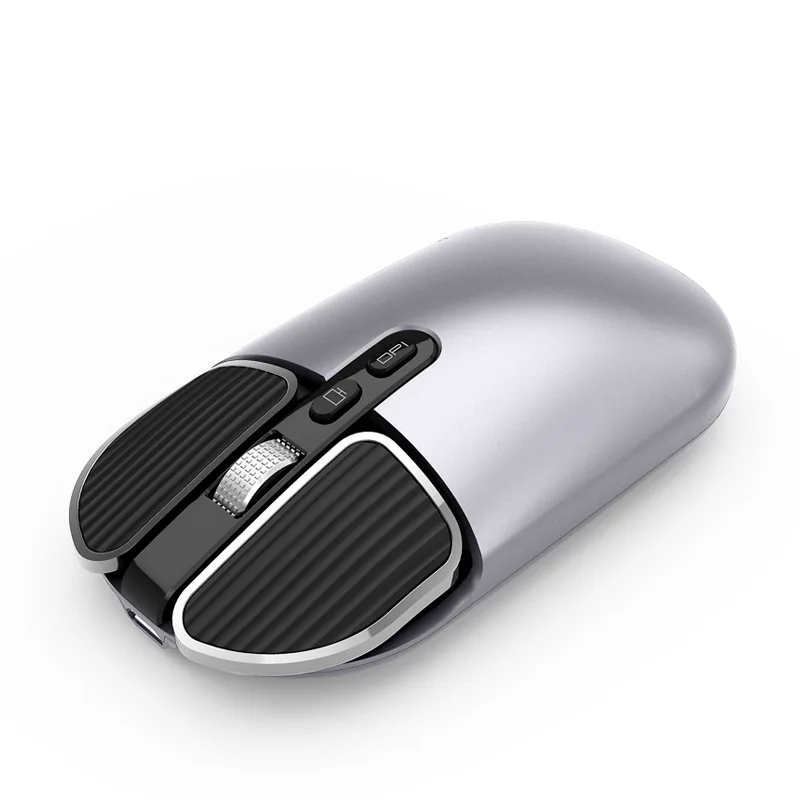 High Quality Thin Aluminum 5D Computer-mouse Wireless Mouse Para Laptop for Dell