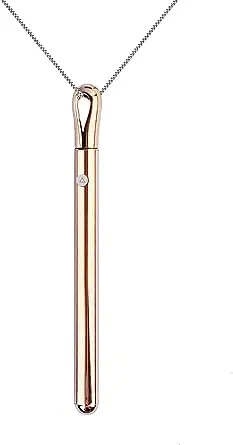 Odeco MINI USB Rechargeable 7-Speed Silicone Bullet Vibrator Vagina Massager and Sex Toy Necklace for Women