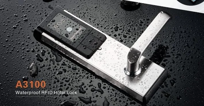 Goodum hotel lock !!!RFID  USA ansi standard free hotel system electronic smart door lock