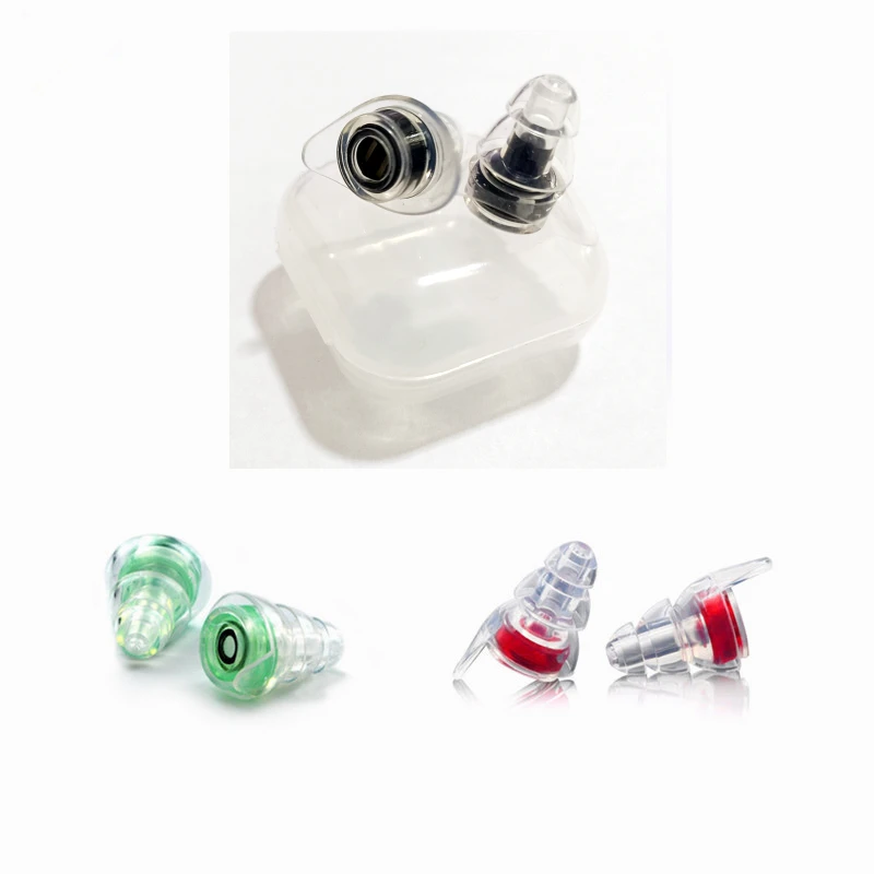 High Fidelity Ear Plugs 2 Pair Professional Noise Cancelling Earplugs for Concerts Musicians Motorcycles
