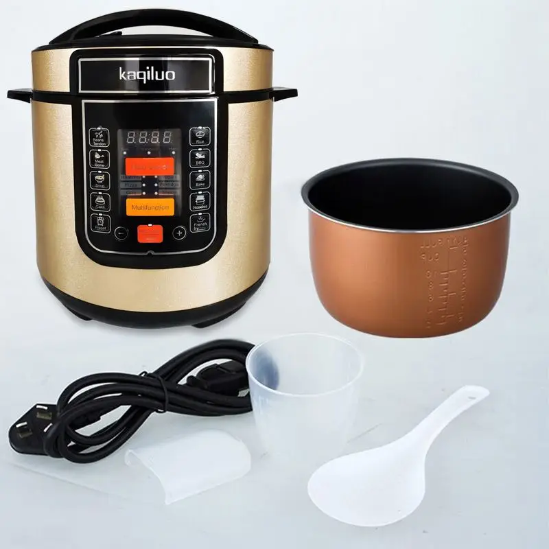High Quality Commercial Or Household Multi Cooker Stainless Steel 6L Capacity Multifunction Electric Pressure Smart Cookers