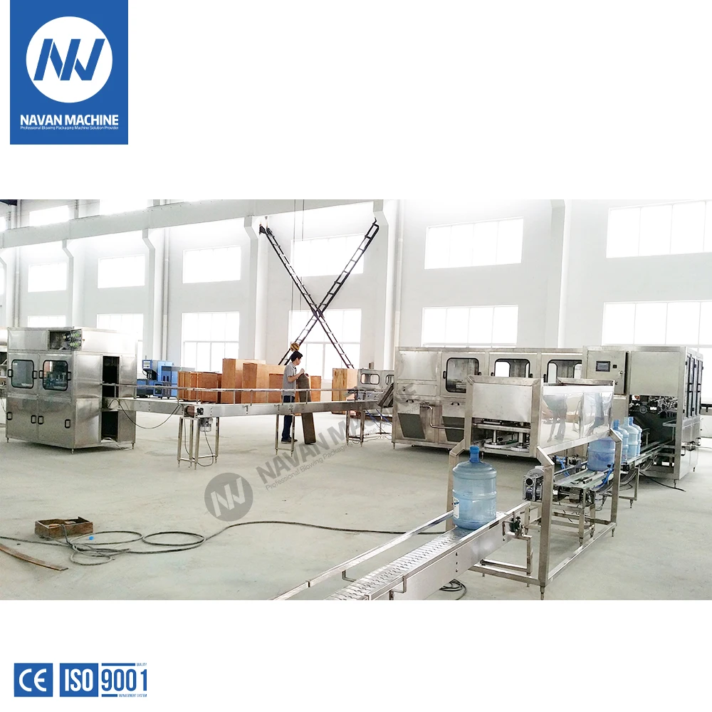 CE Certification Automatic 18 19 20 Liter Bottled Water Filling Machine 5 Gallon