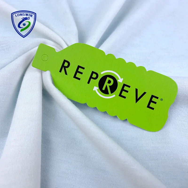 
USA unifi recycled home textiles rpet 65 polyester 35 cotton men shirts repreve single jersey knitting fabric 