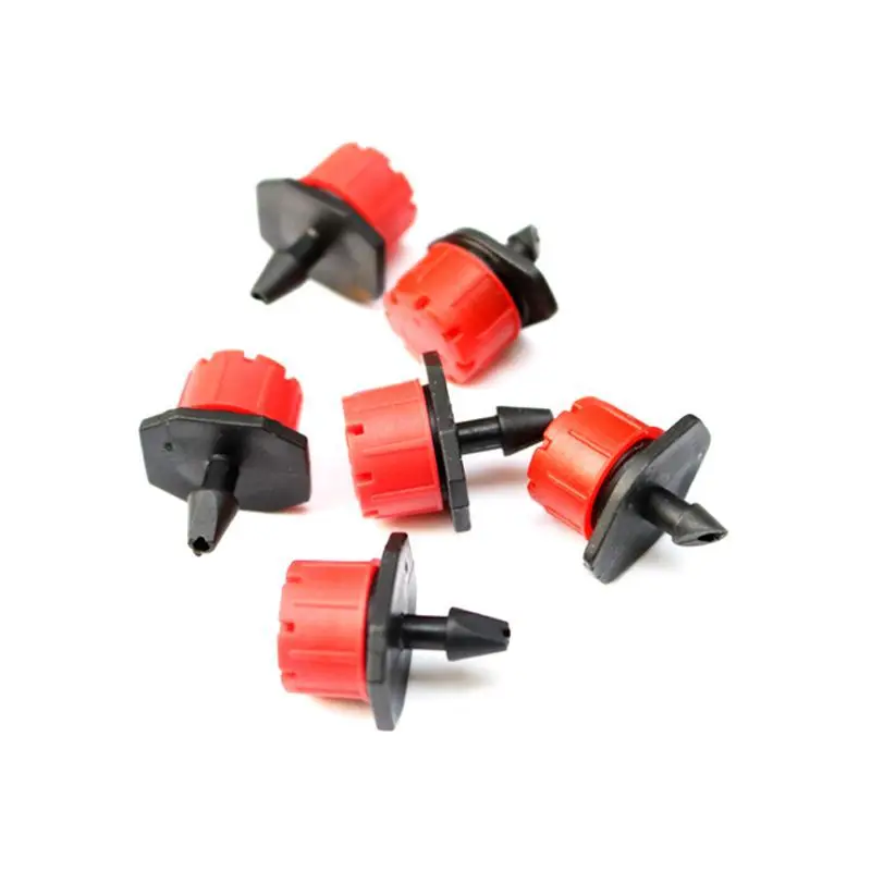 Quantity discount traffic adjustable dripper Farm Orchard greenhouse pot Little Red Head Red Hat dripper eight-hole dripper