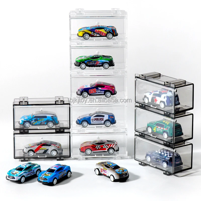 Wholesales Custom 1/64 Scale Acrylic Display Case Diecast Car Model Storage Matchbox Display Cabinet For Hotwheel