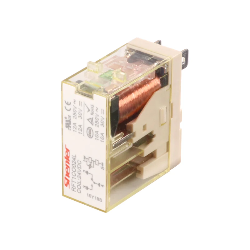 Shenler тонкое реле RFT1CO524L 5pin 24VAC преобразование электромагнитного силовой модуль tuya 12v 11 pin 10a Универсальная