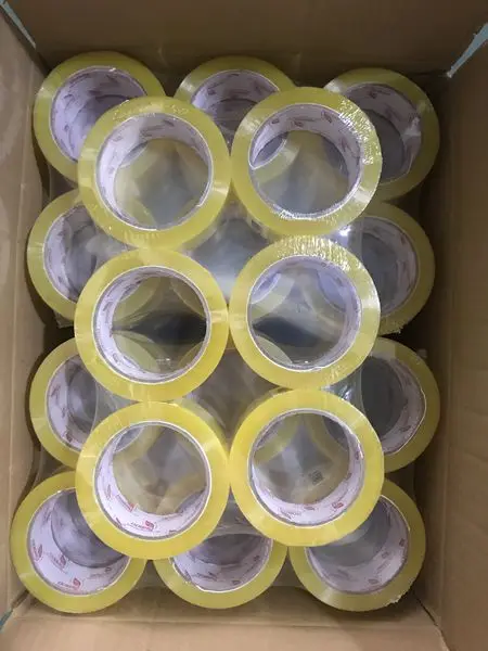 Adhesive Clear Box  Carton Sealing Package Transparent Clear Bopp Packing Tape