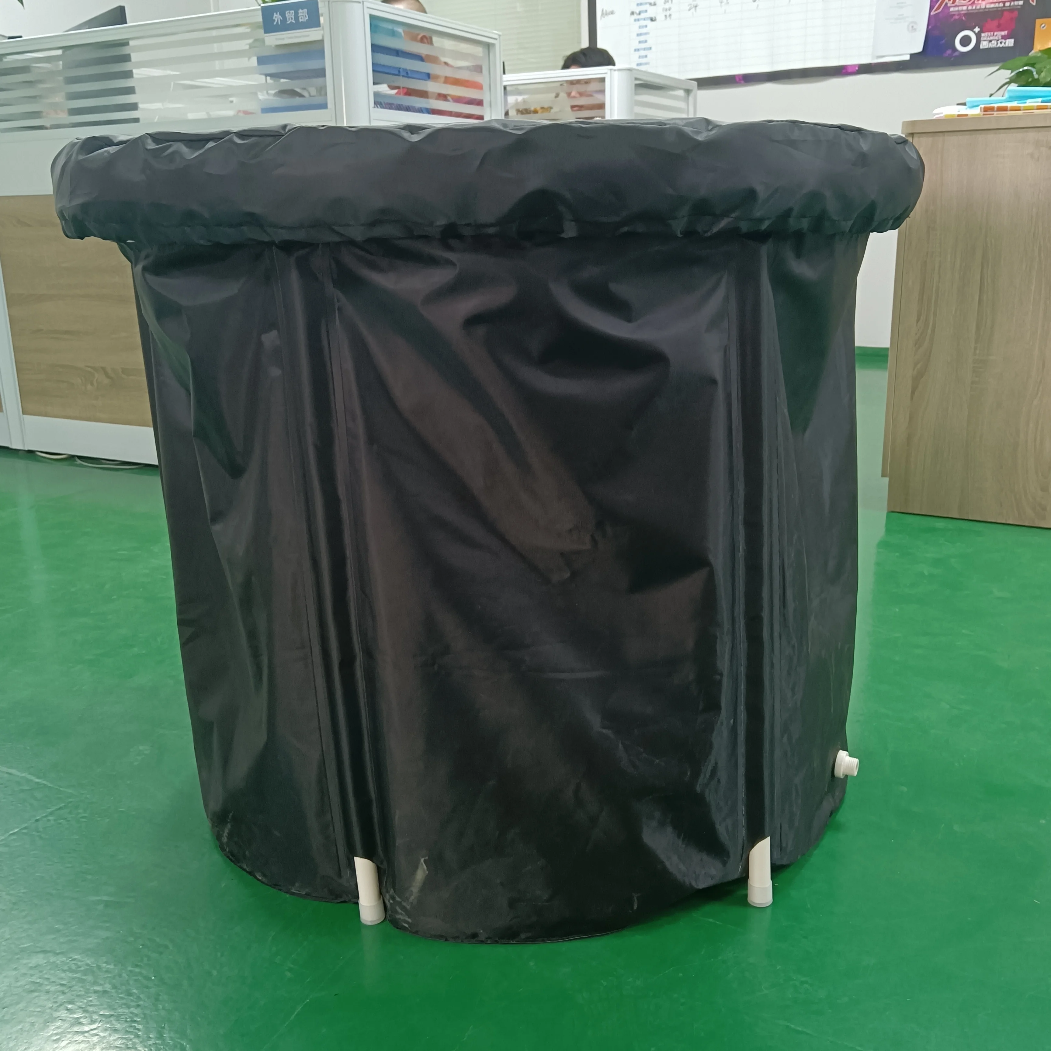 Портативная ванна для взрослых, гидромассажная Ванна с крышкой, складная ПВХ надувная ванна для льда