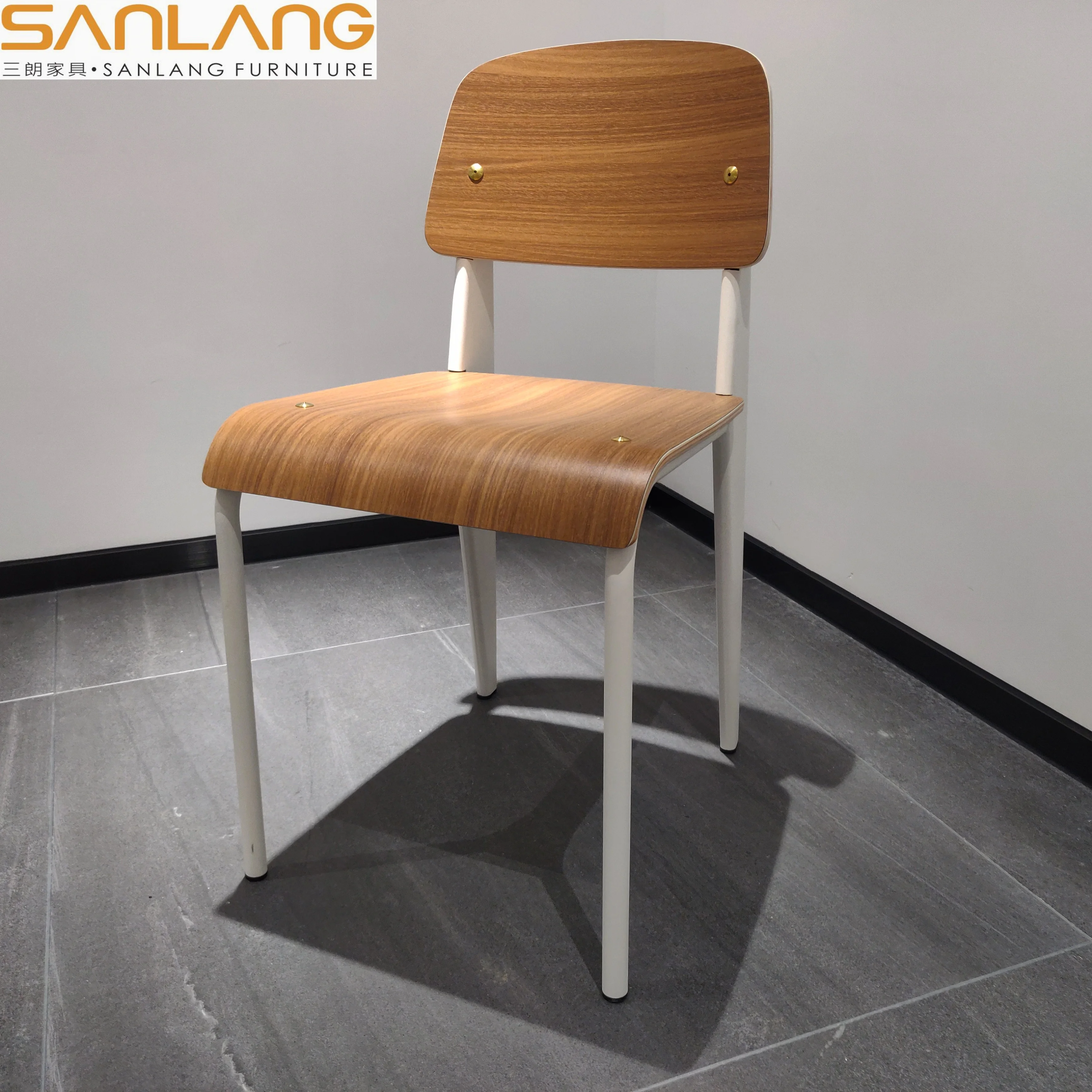 Modern skincare shop molded wholesaler chairs plywood seating components high silber industrial chair table restaurant furniture