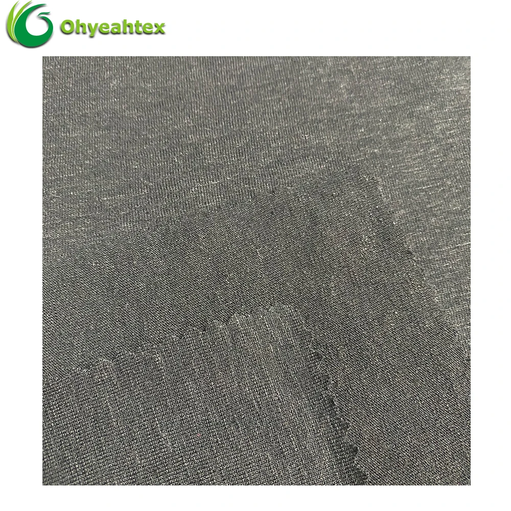 Экологически чистые и устойчивые 55 льняных 45 переработанных полиэфирных смешанных тканей